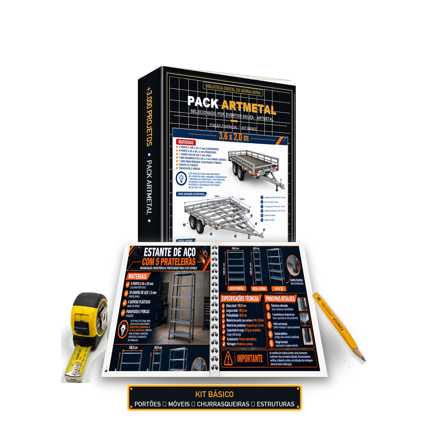 Pack Artmetal Kit Básico